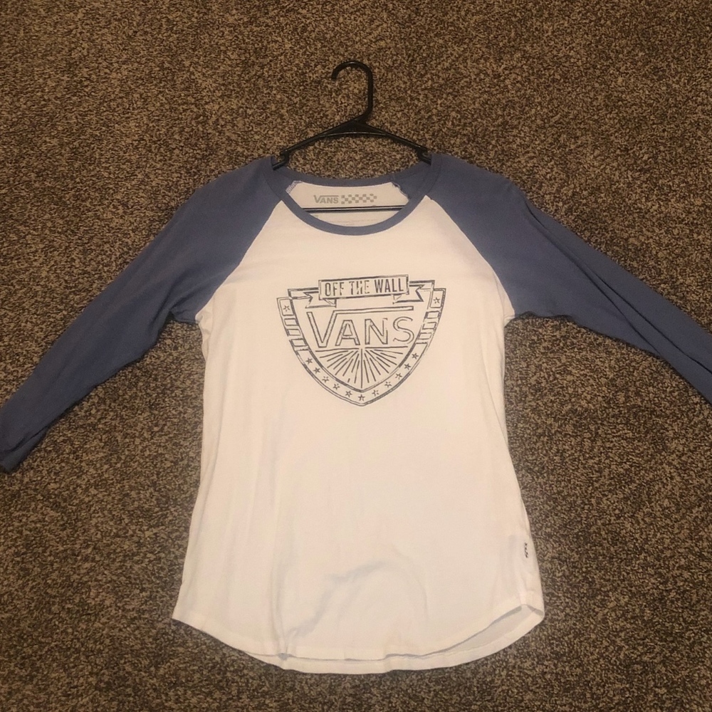 Vans baseball 3/4 sleeve girls shirt